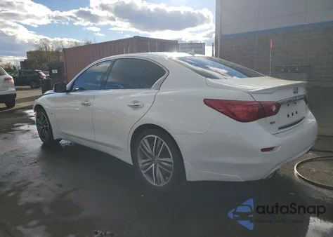 2015 Infiniti Q50 Base z USA, uszkodzony, nr VIN JN1BV7AR1FM408690